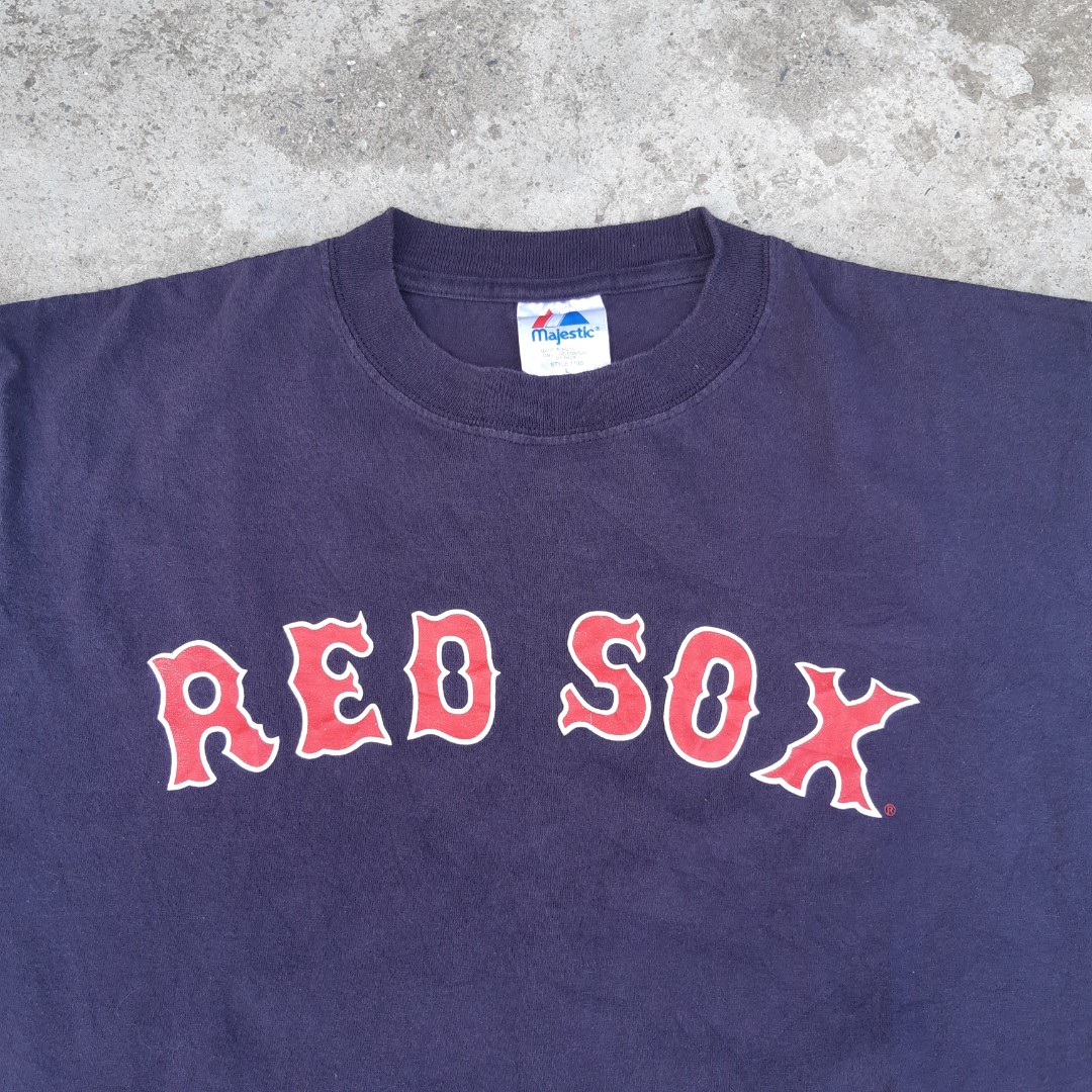 Majestic Boston Red Sox Tee Shirt, Men's Fashion, Tops & Sets