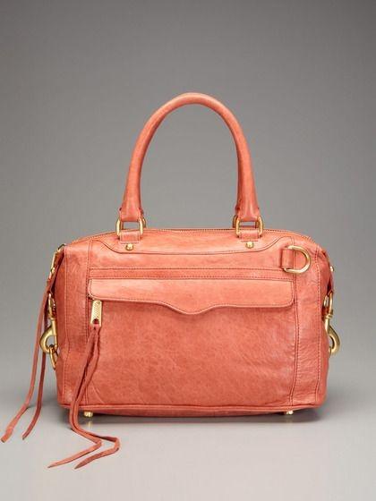 Rebecca minkoff clearance leather satchel