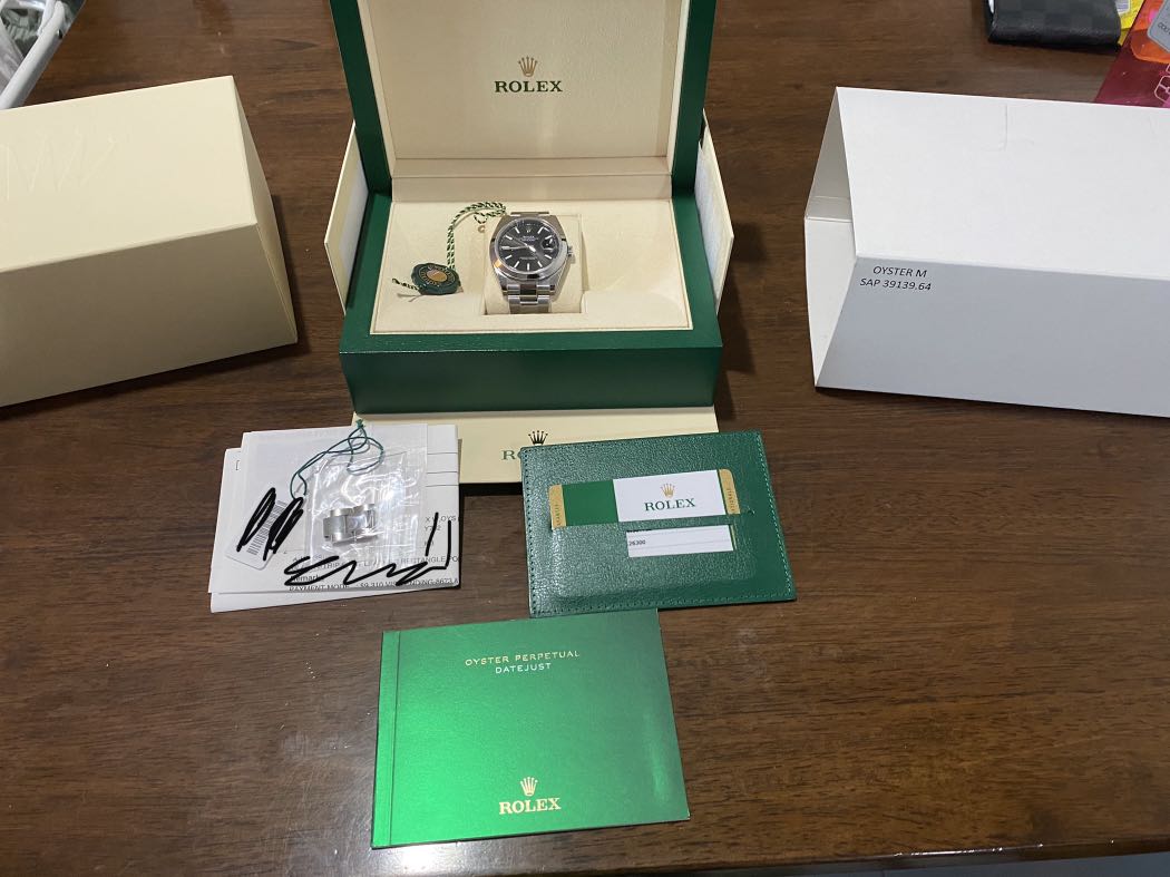 Rolex Datejust 41” 126300 black 2020 