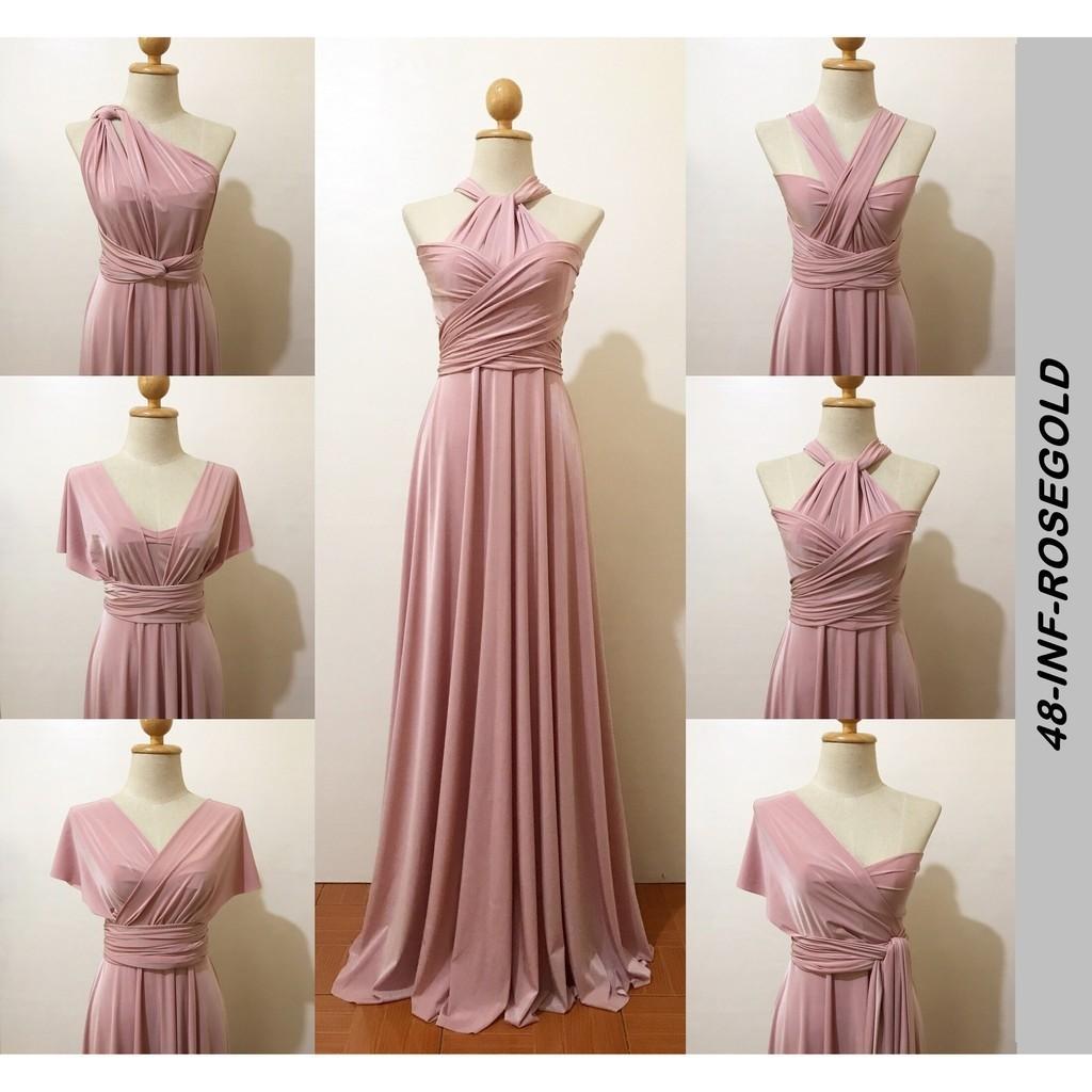 Gold 2025 infinity dress