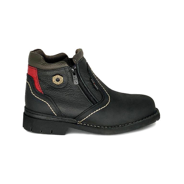 Safety Shoes Black Hammer Men Mid Zip BH4758 Black Men s Fashion