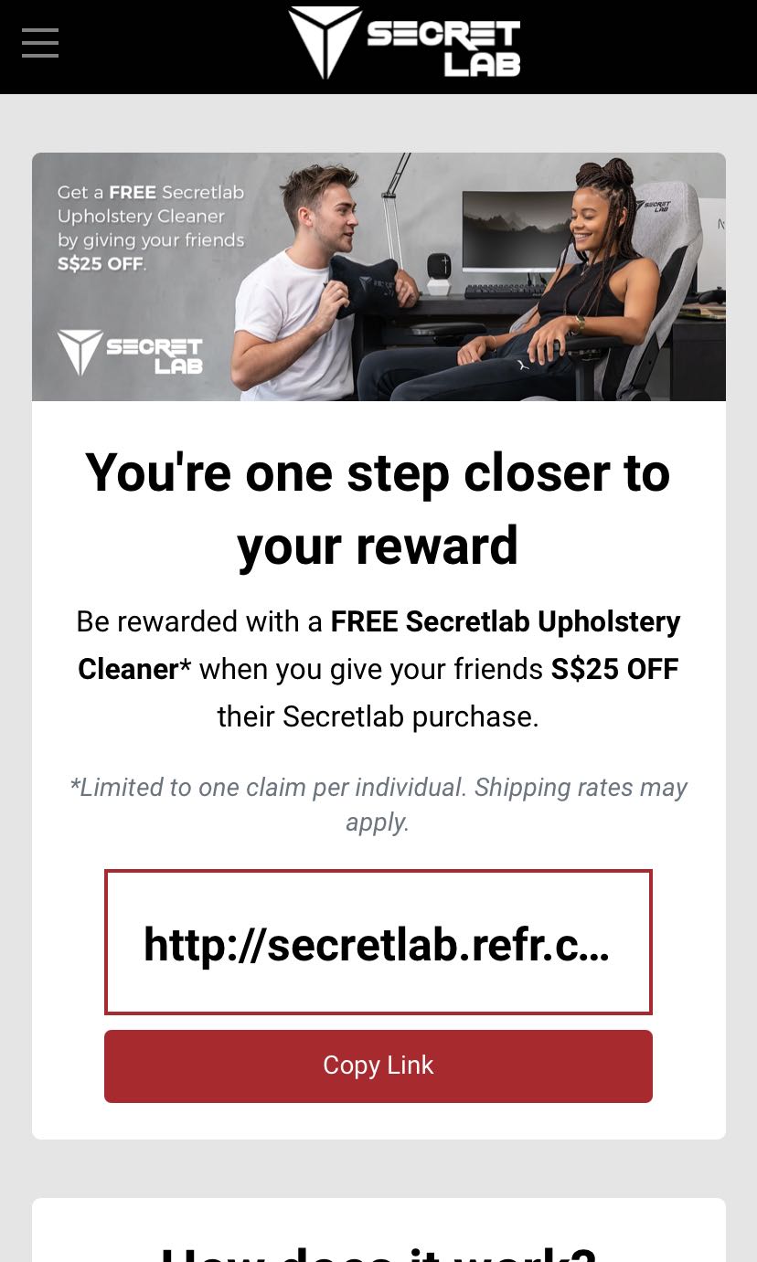 Secretlab 25 voucher, Furniture & Home Living, Furniture, Chairs on