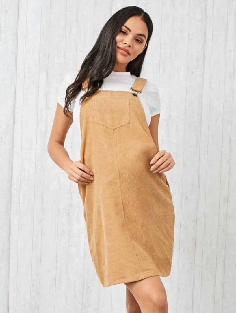 SHEIN Corduroy Jumper Skirt Dress Plussize inner dress not