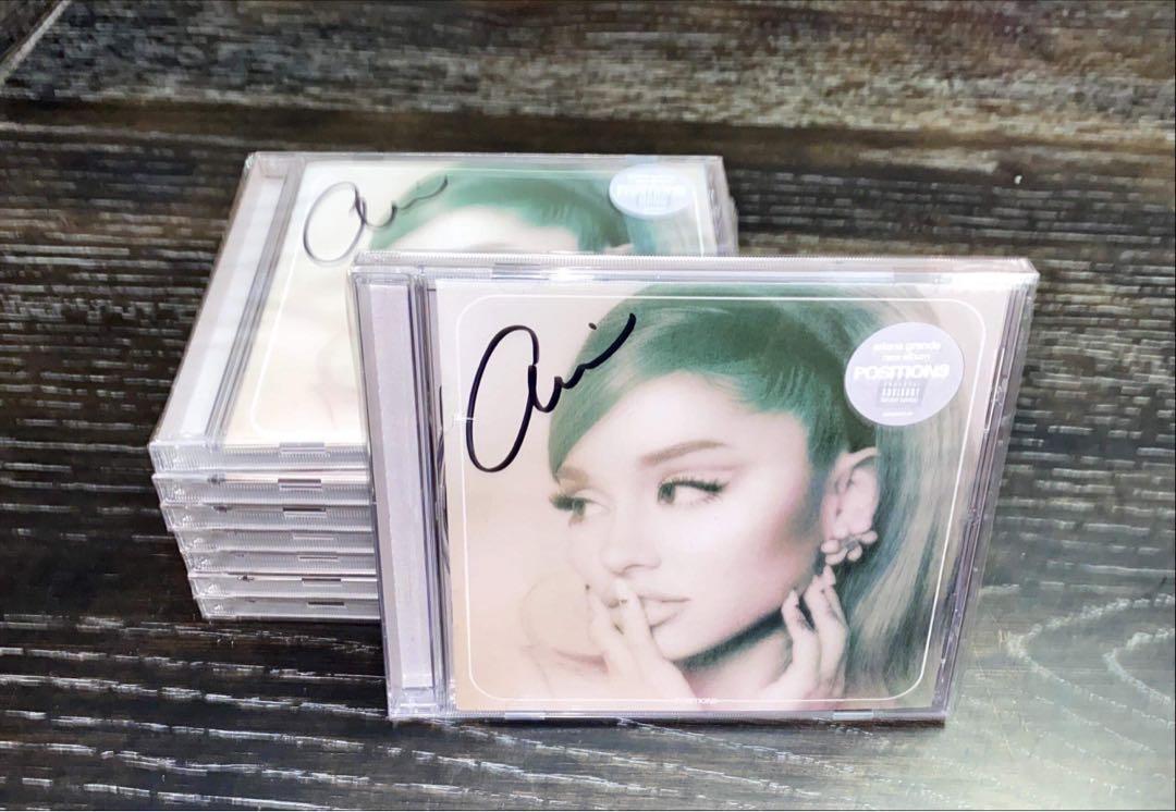 LAST Signed Positions CD by Ariana Grande (Category: CDs & DVDs) located in Manila. Submitted by stefandraboutique (Listing ID 1060560024, Image 1). Description: Ariana Grande Signed Positions CD very rare and limited .