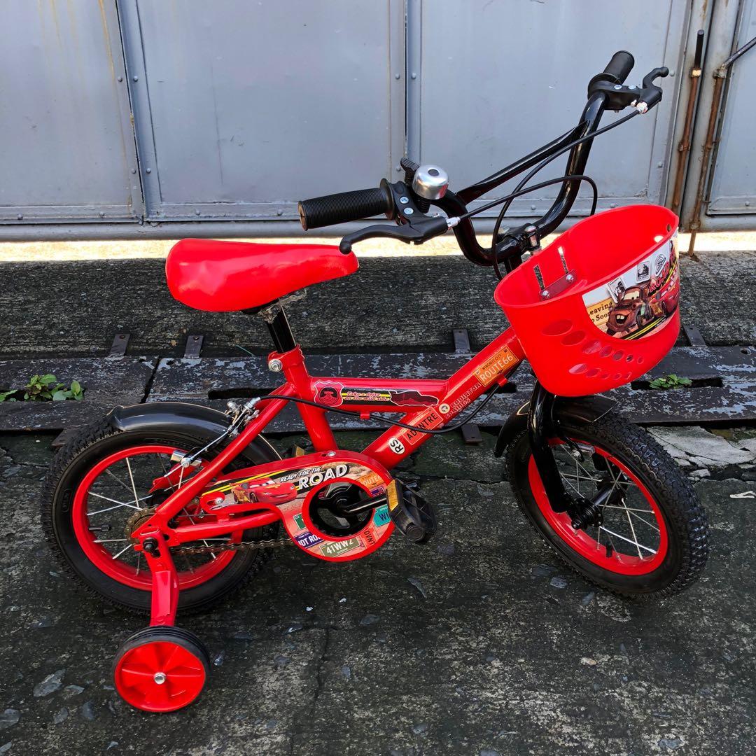 Size 12 Bike for Kids Disney Cars Sports Equipment Bicycles Parts Bicycles on Carousell