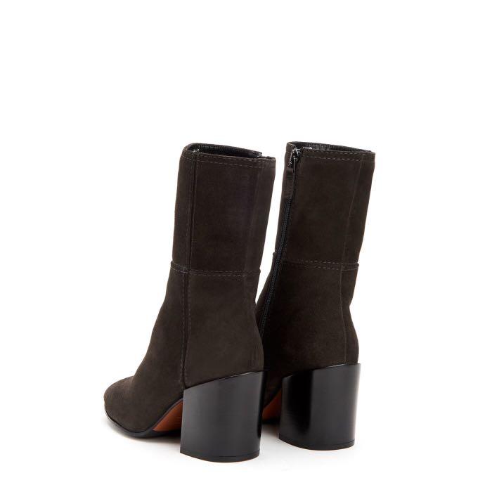Size 6.5 NWB Aquatalia Fabriana Boots grey weatherproof Women s Fashion Shoes on Carousell