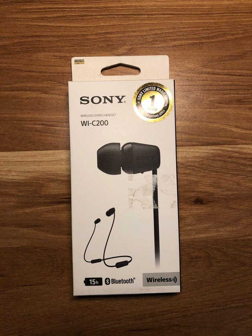 Sony Wi C0 Wireless In Ear Headphones Electronics Audio On Carousell