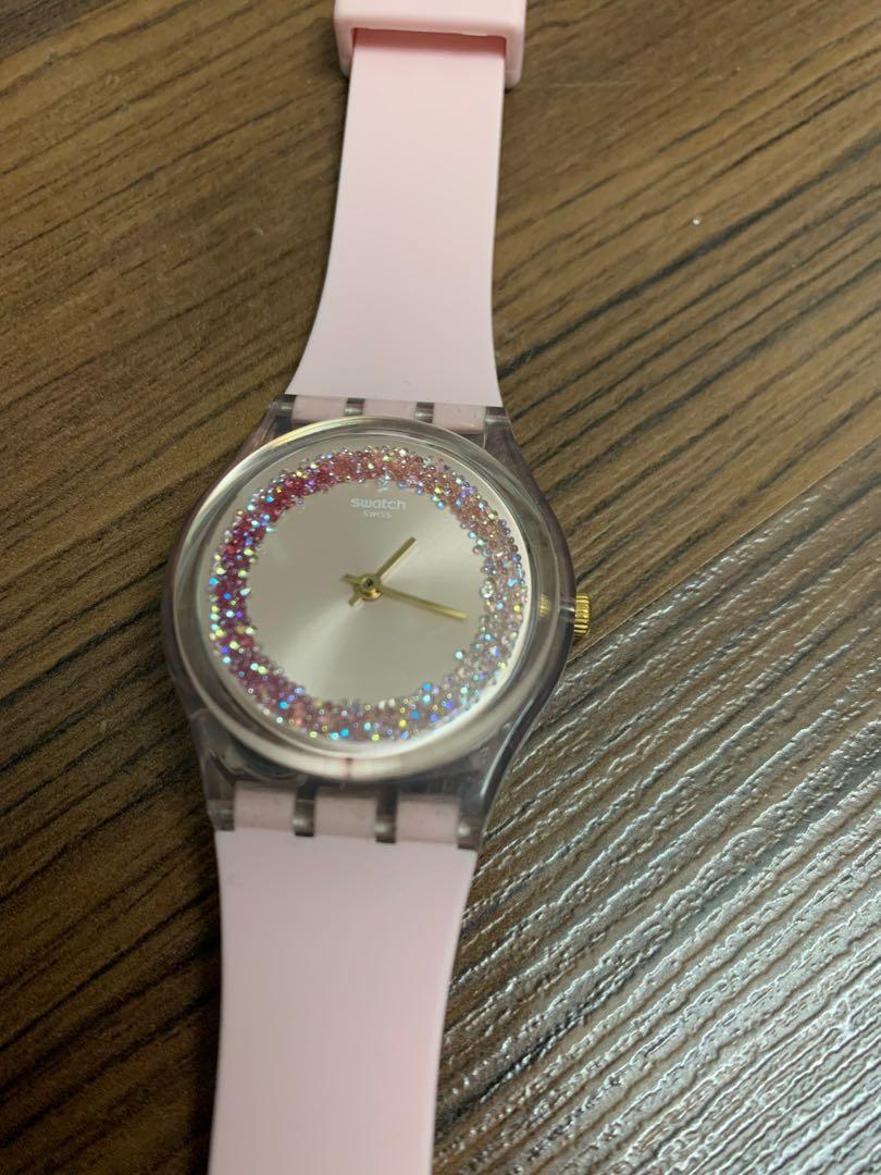 Swatch watch with Swarovski Stone