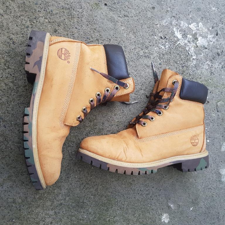 camo timberlands