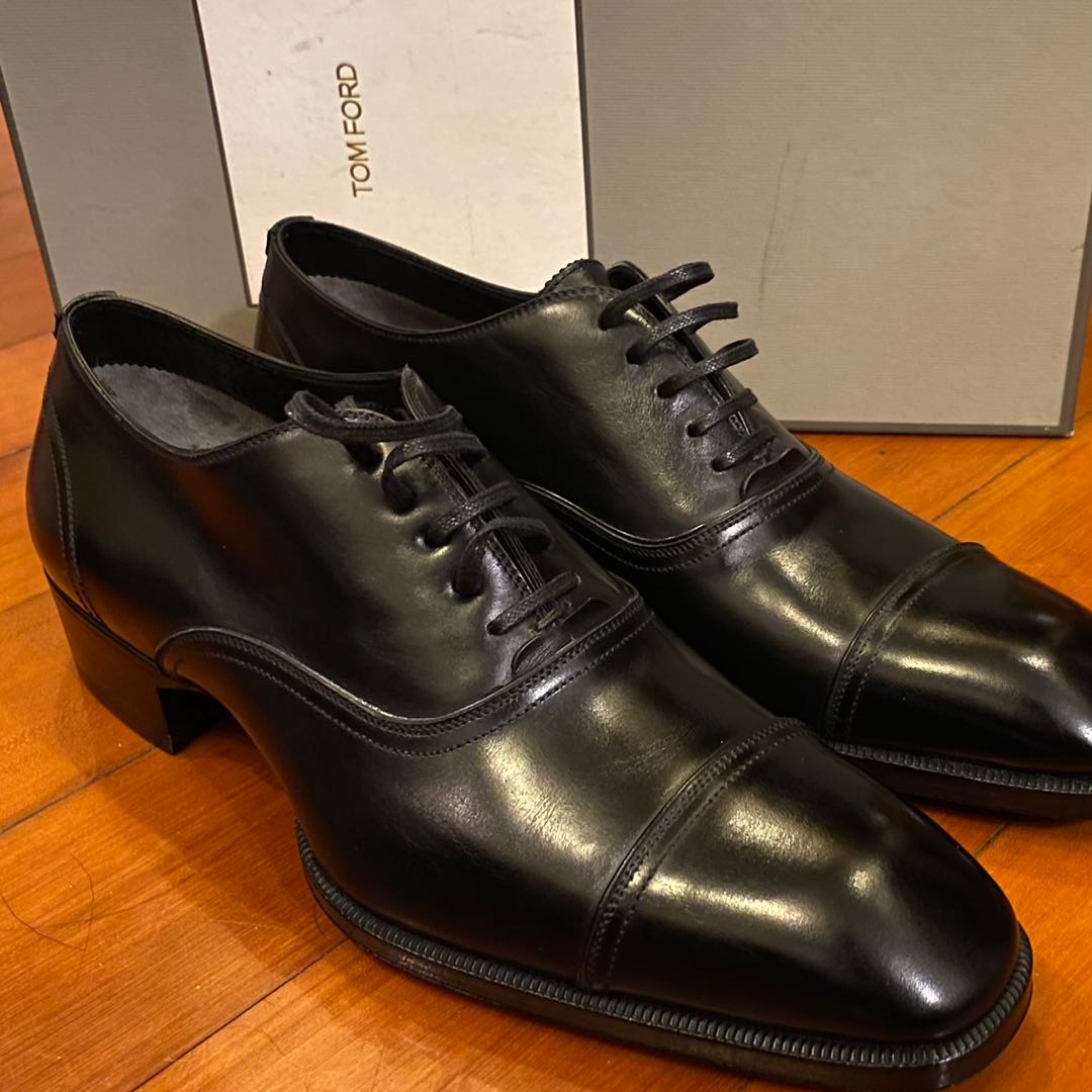 ?TOM FORD GIANNI LACE UP CAP TOE | Men Leather Shoes 男裝皮鞋, 男裝, 鞋, 西裝鞋-  Carousell