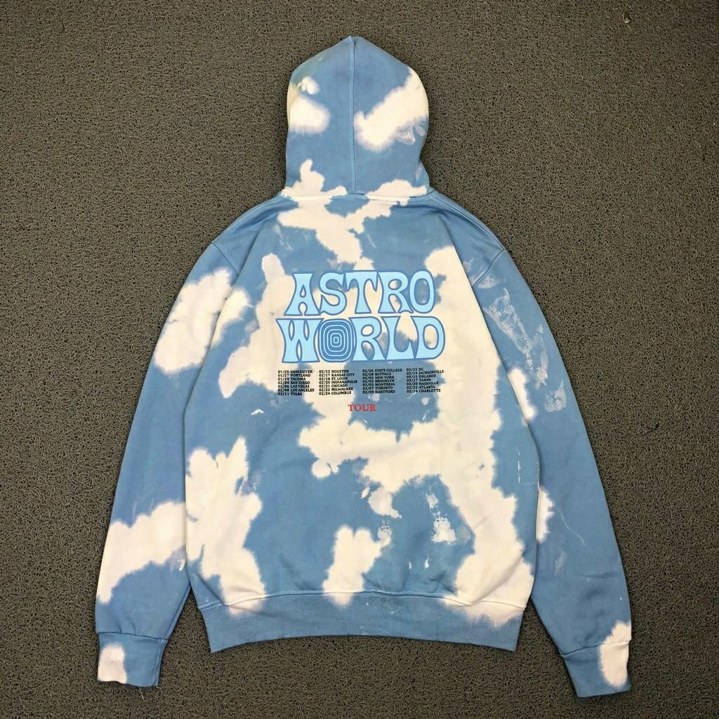 Astroworld hoodie tie dye hotsell