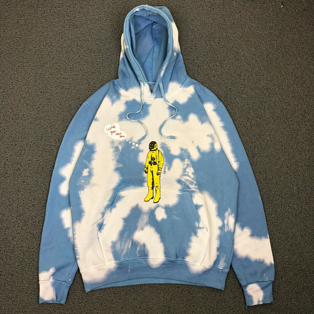 Blue astroworld hoodie hotsell