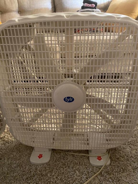 Tyler Hi-Velocity Box Fan, TV & Home Appliances, Air Conditioning and ...