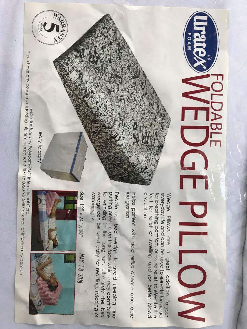 Uratex wedge pillow shop