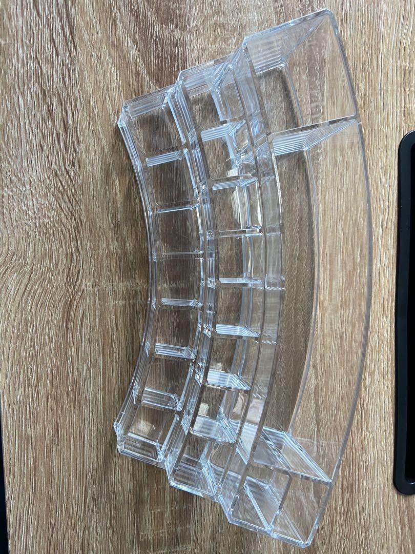 Used Acrylic Lip Stick Organizer (Category: Makeup) located in Taguig. Submitted by myalist (Listing ID 1060481627, Image 2). Description: Used Acrylic Lip Stick Organizer 17 slots for Lippies 2 Bigger slots for other make up With few barely visible scratches P200 only THIS IS A USED ITEM. PLEASE MANAGE YOUR EXPECTATIONS. Item is located in Taguig City Payment is thru BPI or Gcash. Contact 09778428585 .
