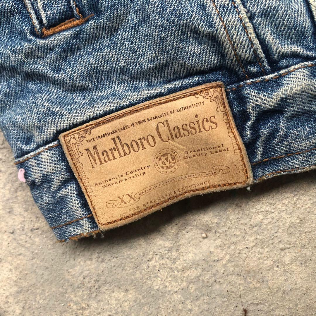 Vintage 90's Original Marlboro Classics Denim Jacket, Men's