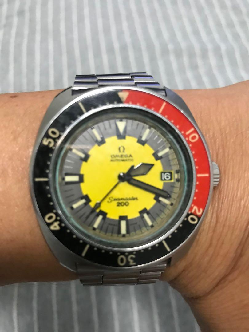Omega seamaster 200 banana 2025