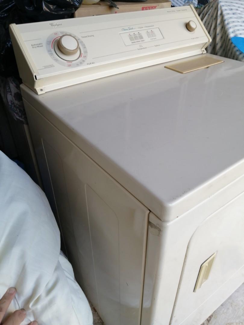 Whirlpool Heavy Duty Electric Dryer 10.5kg 220v, TV & Home Appliances