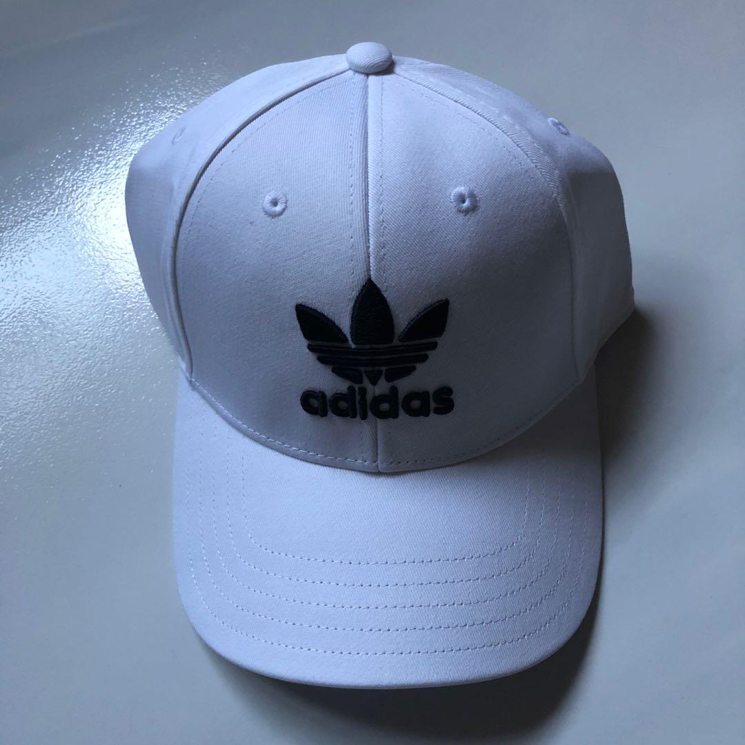 adidas trefoil cap white
