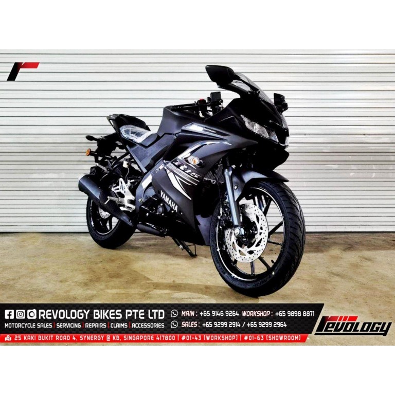 YAMAHA R15 V3 BLACK NEW R155, Motorcycles, Motorcycles for Sale, Class ...
