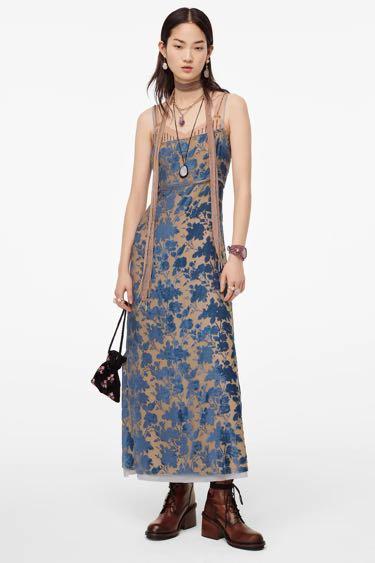 Zara Limited Edition Velvet Dress