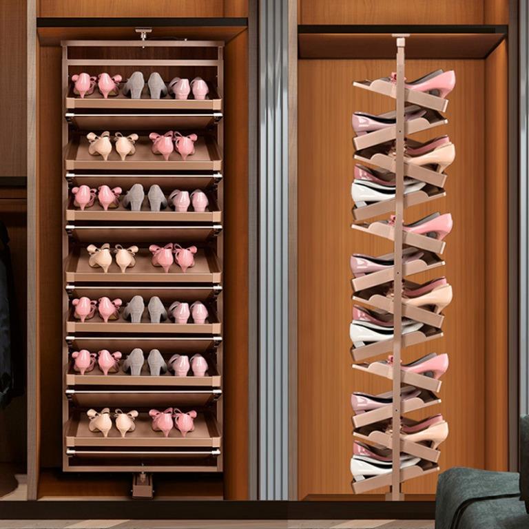 Rotary shoe sales cabinet