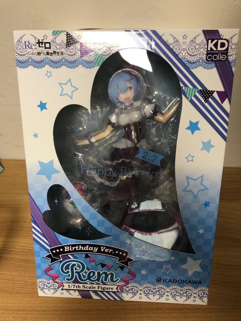 正版現貨 雷姆生誕祭ver Pvc 全新未拆從零開始的異世界生活rezero 玩具 遊戲類 玩具 Carousell