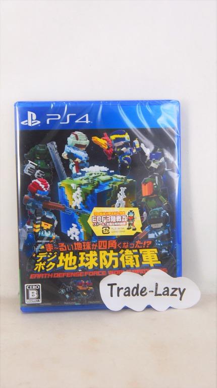 全新送dlc Ps4 圓圓地球變方了 數位方塊地球防衛軍 日版 Earth Defense Force World Brothers 遊戲機 遊戲機遊戲 Carousell