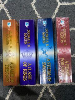 A Game of Thrones books 1 to 4