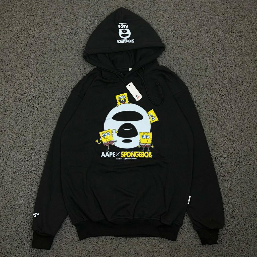 Aape hot sale spongebob hoodie