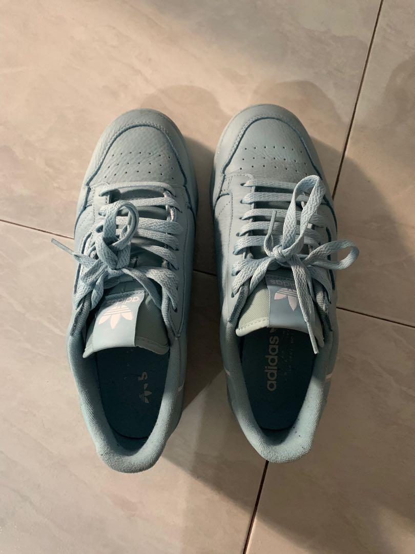 adidas Continental 80 Blue UK 8 Men s Fashion Footwear Sneakers on Carousell