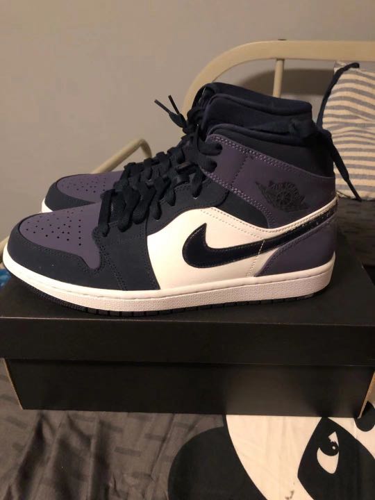 Air jordan 1 shop mid sanded purple