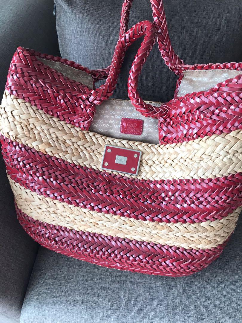 Anya hindmarch hotsell straw bag