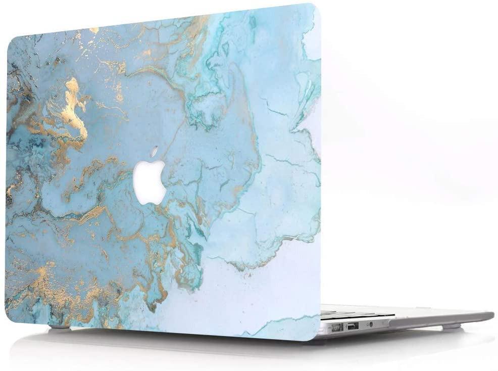 Silky Leather Marble Matte Hard Case for MacBook AIR 13" A1369 A1466 2010-2017 