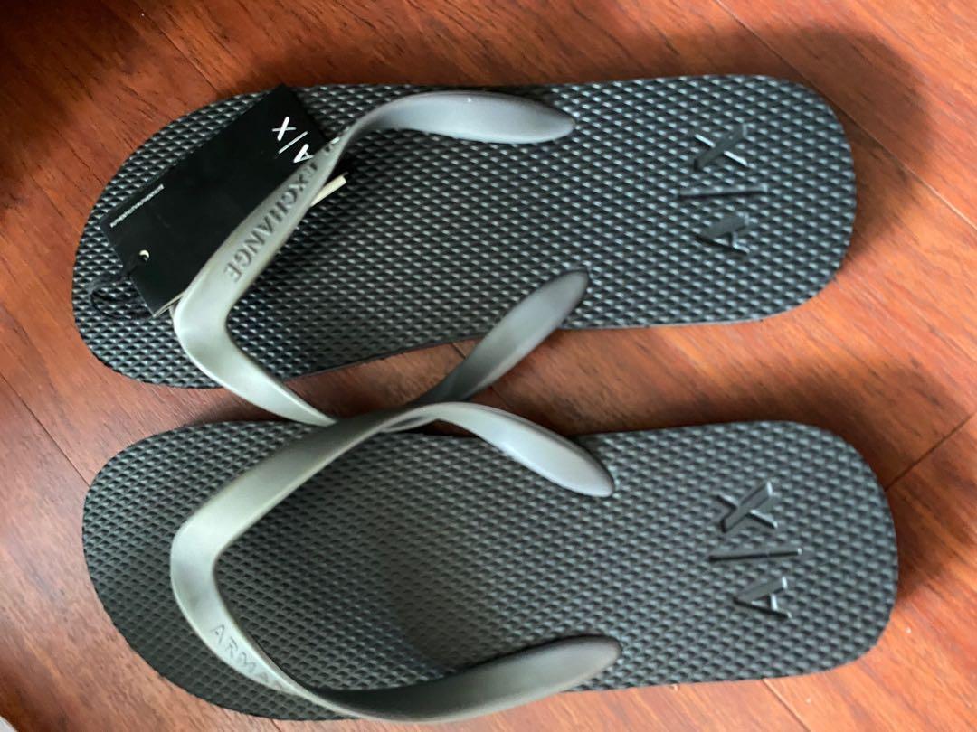armani slippers mens