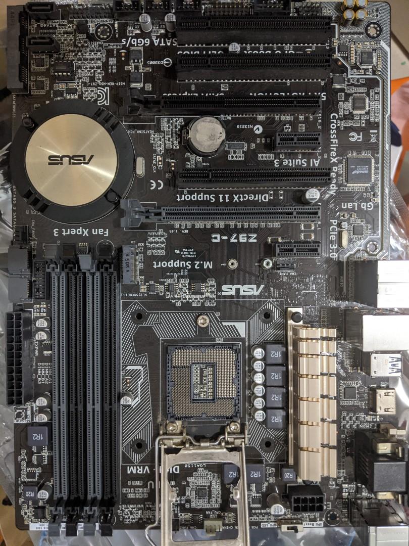 Asus z97 c atx motherboard LGA1150 intel 4th gen, 電腦 ＆ 平板電腦, 桌上電腦或迷你電腦 ...
