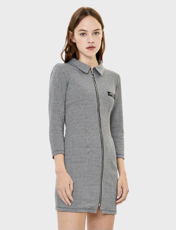 Authentic Bershka Checkered Jersey Dress (Category: Dresses) located in Manila. Submitted by vanivanilla (Listing ID 1060822085, Image 1). Description: BRAND NEW Brand : Bershka (Authentic) Size : XS Original Price : 35.90 $ Message me for inquiries! Thank you ☺️💕 .