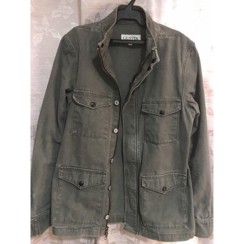 Authentic Gustin Field Jacket made in USA 12 oz duck canvas Men s