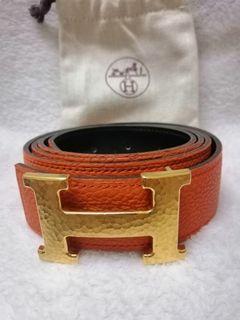 Hermes Box 42mm Constance H Belt 110 Black Brown