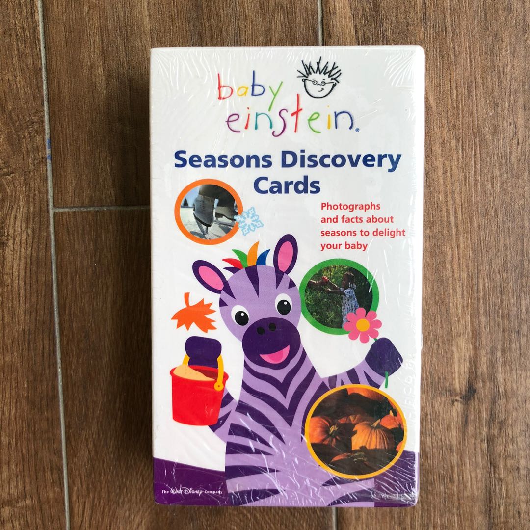 Baby Einstein seasons discovery flash cards, Hobbies & Toys, Books
