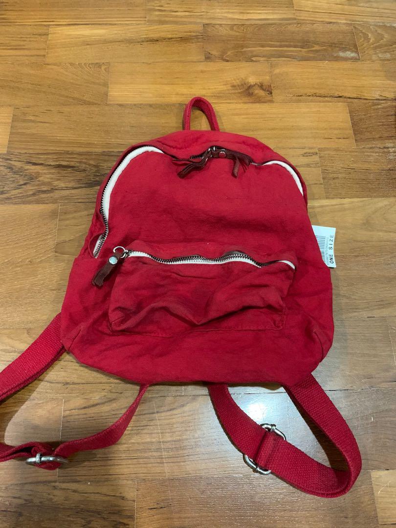 BNWT Brandy Melville mini backpack in hot red