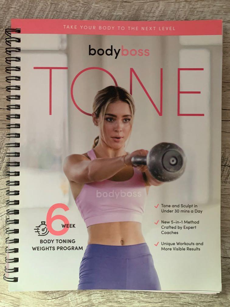 Bodyboss tone 6 weeks guide - physical copy, Hobbies & Toys, Books Magazines, Assessment Books on Carousell