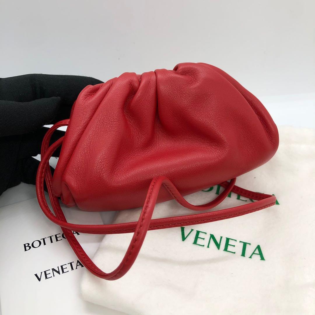 Bottega veneta red clutch store