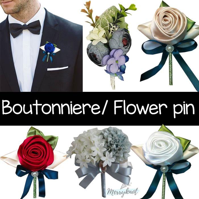 Wedding flower brooch hotsell
