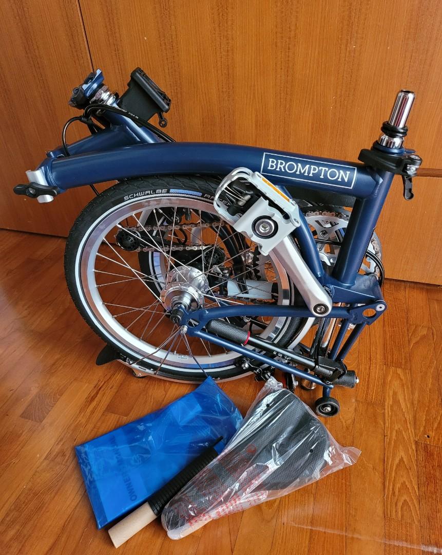 Brompton M6L Tempest Blue Brand New Sports Equipment Bicycles Parts Bicycles on Carousell
