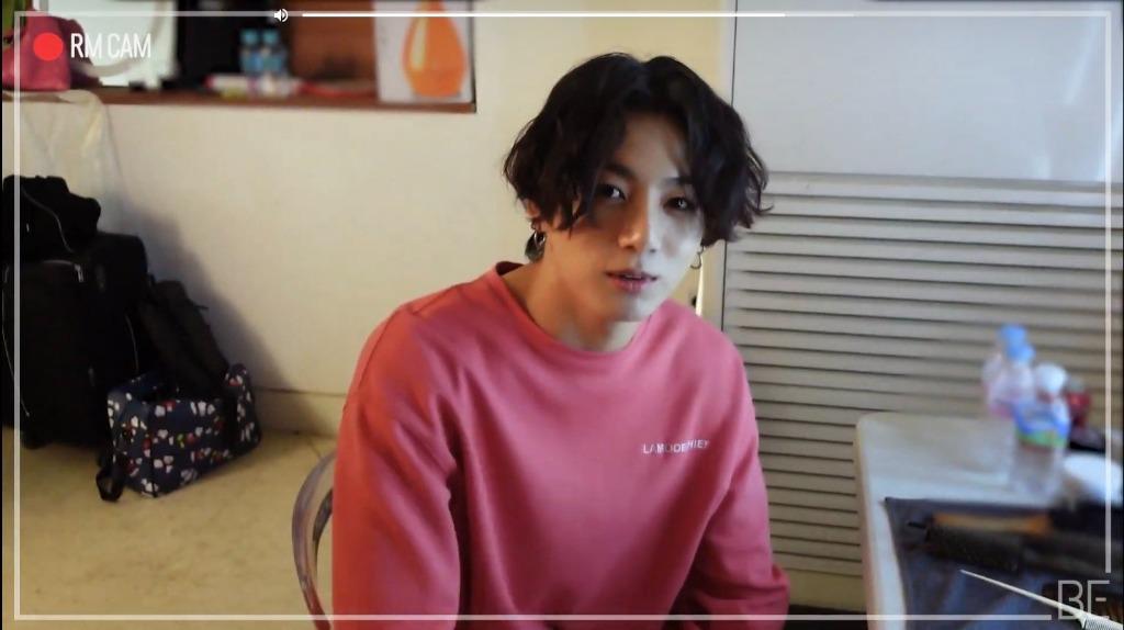 Jungkook pink sweater sales