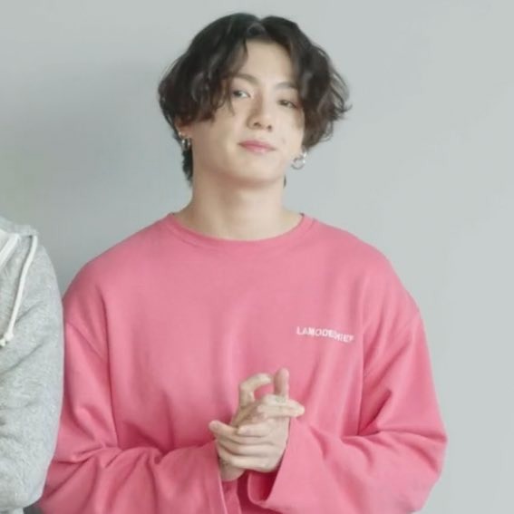 BTS JUNGKOOK PINK SWEATSHIRT Hobbies Toys Memorabilia Collectibles K Wave on Carousell