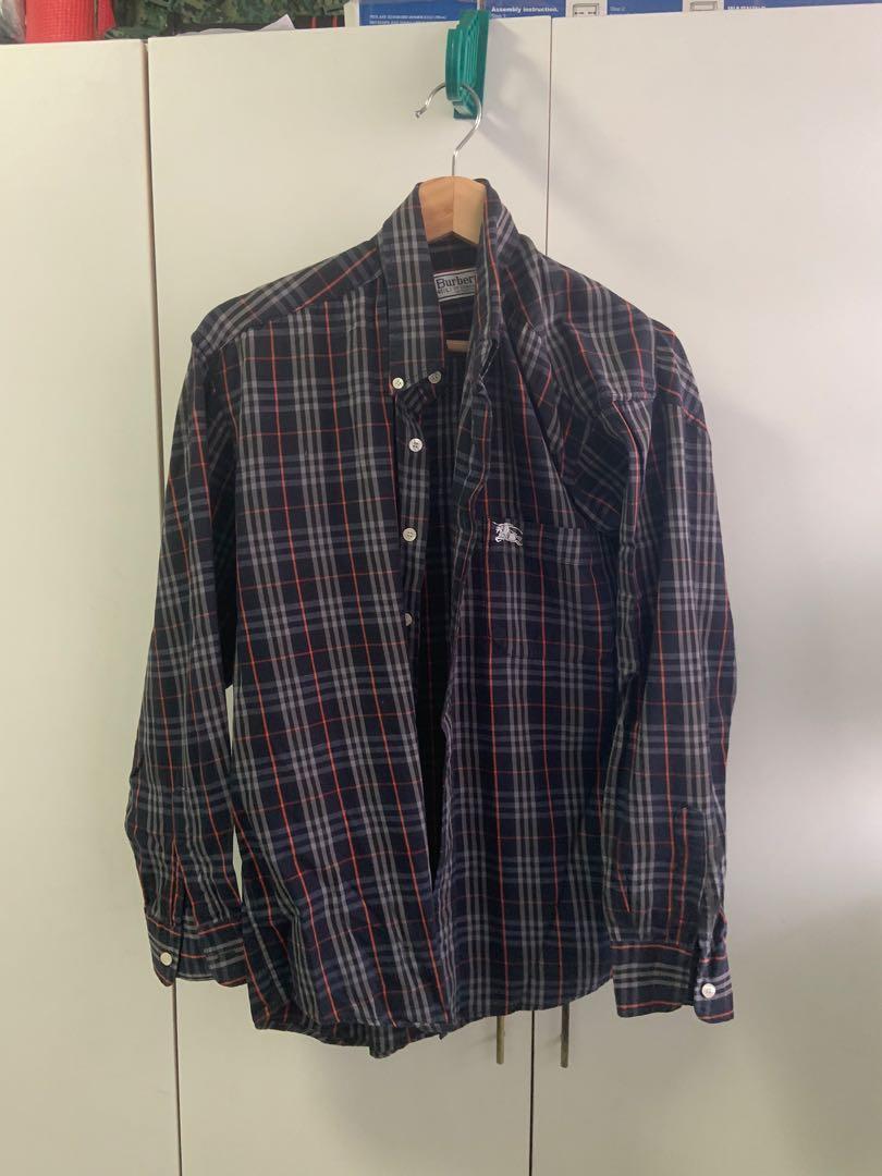 Vintage burberry flannel shop