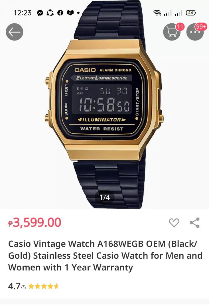 Casio Vintage module 3298, Luxury, Watches on Carousell