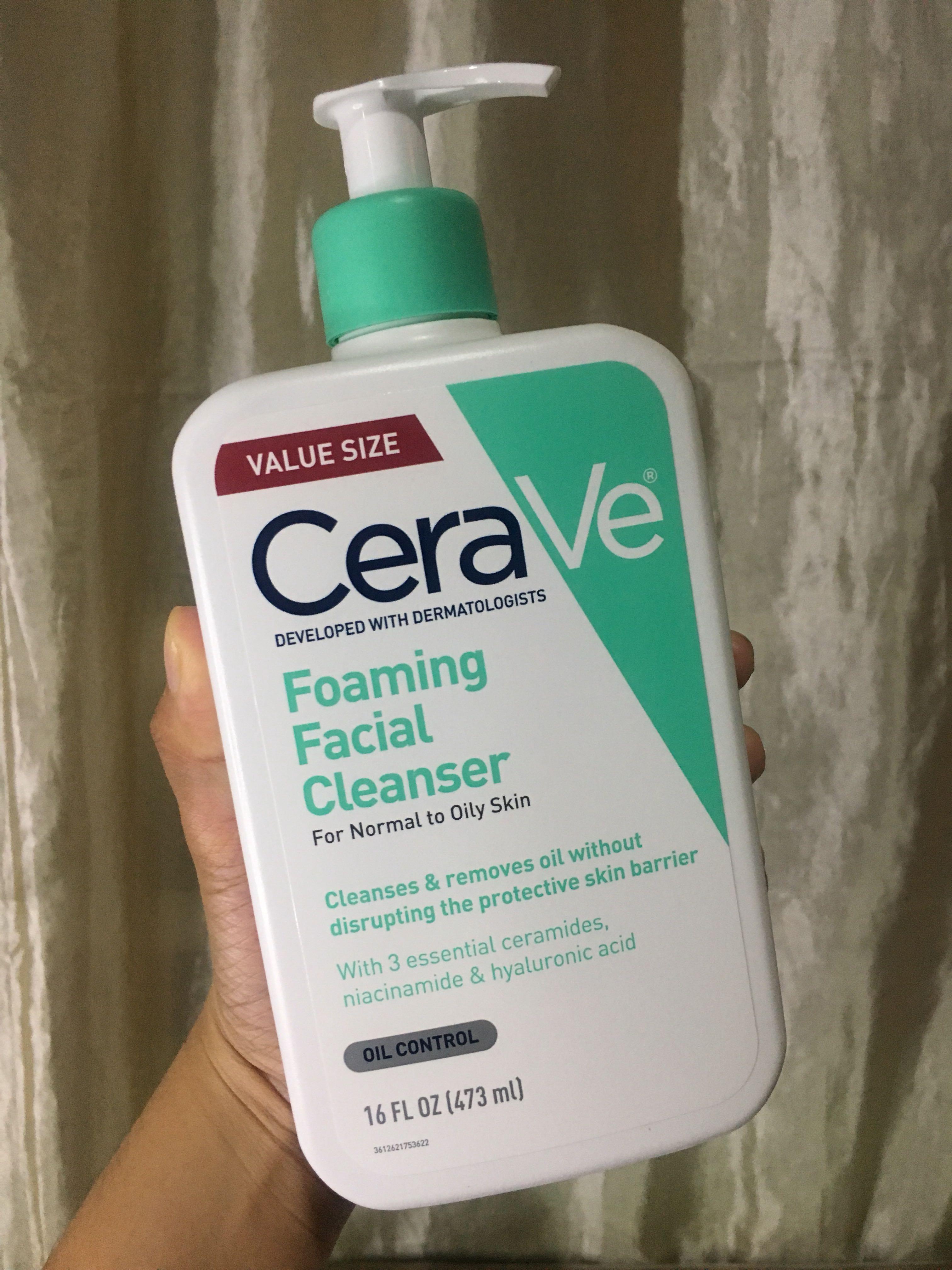 cerave foaming facial cleanser 16 fl oz